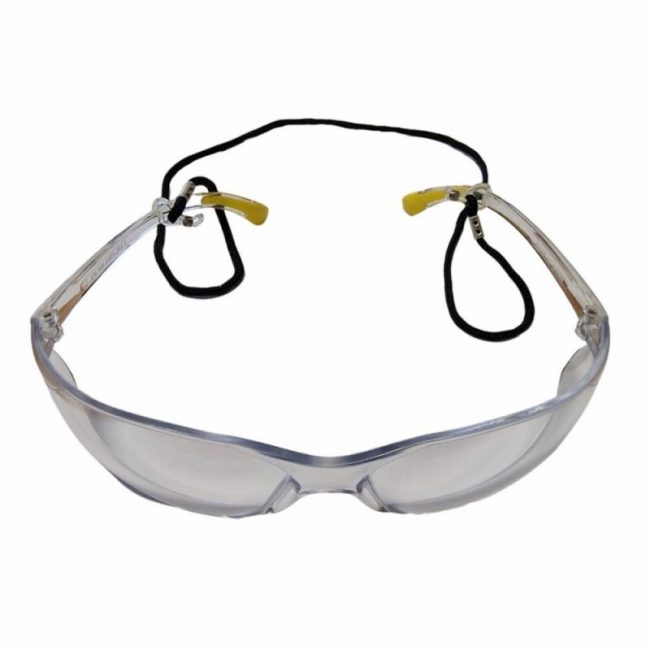 PTI 0202  Safety Glasses with Lanyard - Clear