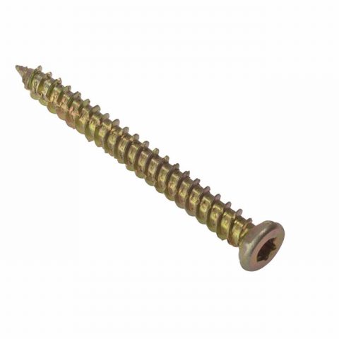 Forgefix FORCFS202G  7.5x202mm Concrete Frame Screw Zyp – Bag 10
