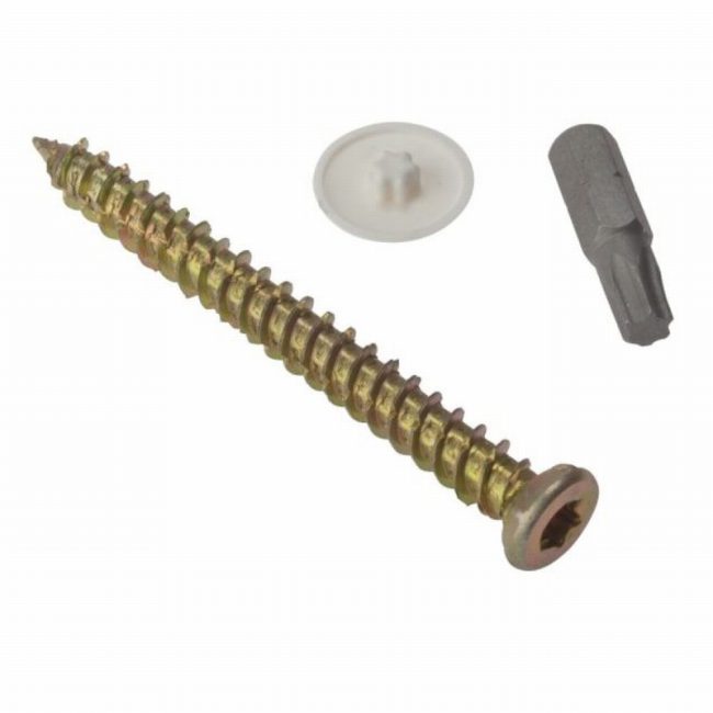 ForgeFix FORCFS92  7.5x92mm Concrete Frame Screw ZYP - Box 100