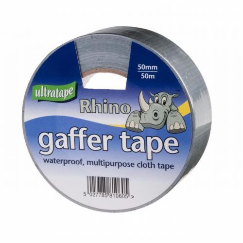 ULTRATAPE 50mm x 50m Rhino Silver Cloth Tape
