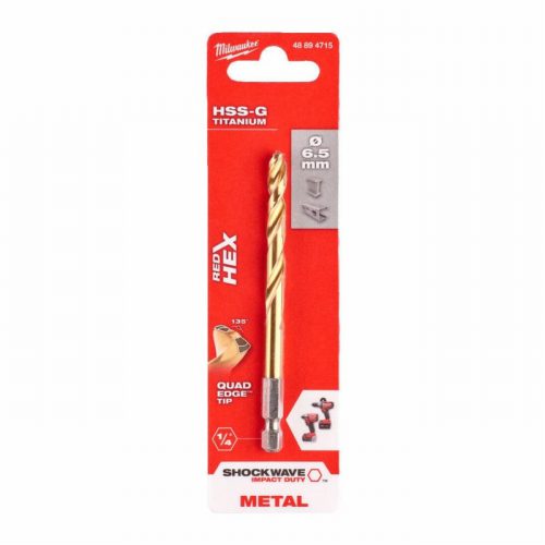 Milwaukee 48894717 7mm Shockwave HSS TiN Metal Drill Bit