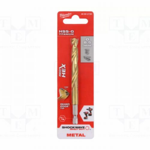 Milwaukee 48894720  8.5mm Shockwave HSS-G Titanium