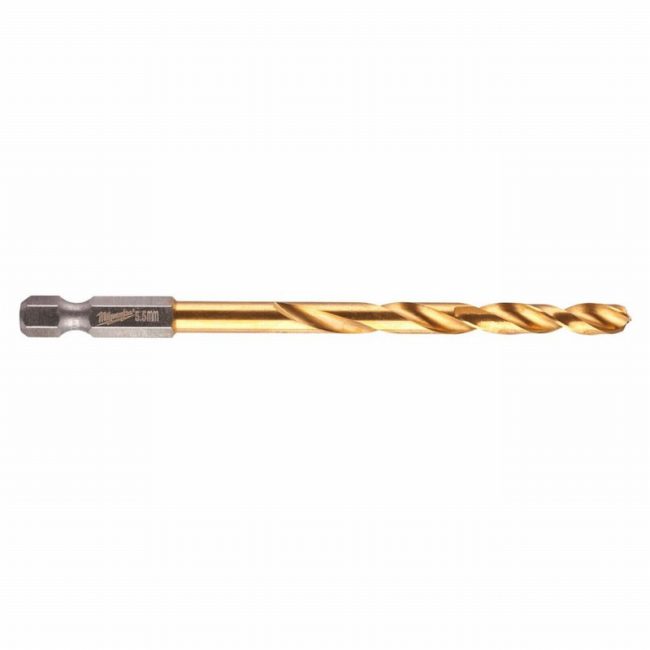 Milwaukee 48894764  5.5mm Shockwave HSS TiN Metal Drill Bit - Image 2