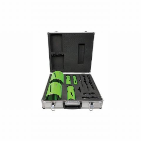 CorePlus CORDCDKIT11 Diamond Dry Core Drill Bit Set – 11 Pc