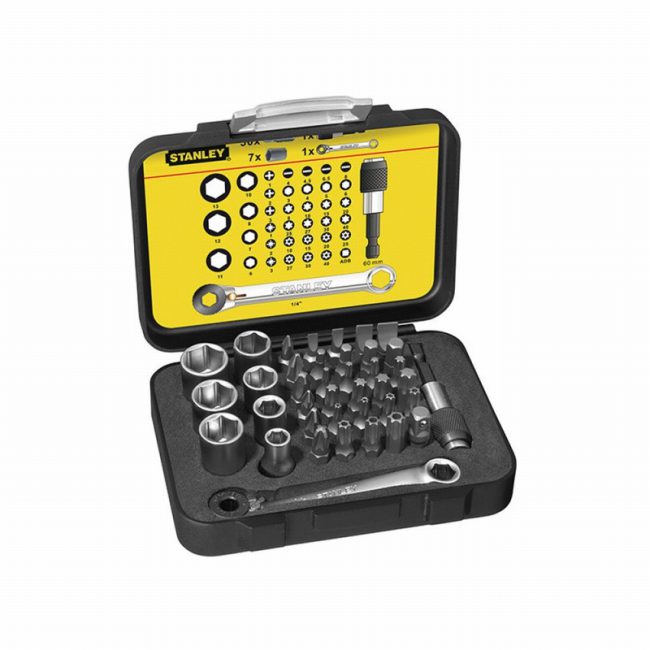 Stanley STA113907 with Ratchet 1/4" Drive Bit & Socket Set -39pc - Image 3