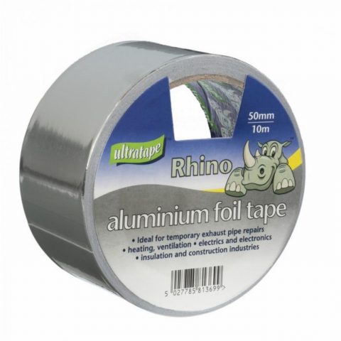 Ultratape Rhino AF5010RHINO 50mm x 10m Aluminium Foil Tape