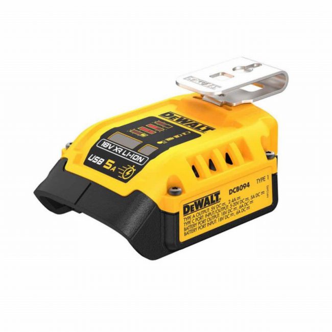 DeWalt DCB094H2 18V XR USB-C Powerstack Kit + 2x 5.0Ah Batteries - Image 5