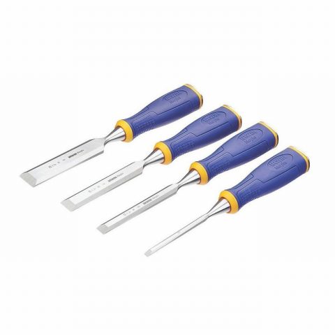 Irwin Marples MS500 Wood Spiltproof Chisel Set – Pack of 4