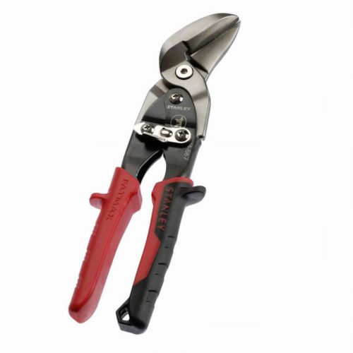 Stanley STA214567 250mm (10in) Red Offset Aviation Snip Left Cut