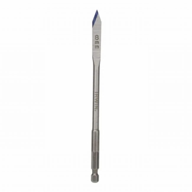 Irwin 10502804 8mm x 152mm Blue Groove 4X Flat Bit