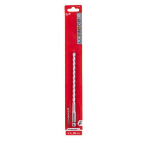 Milwaukee 4932471098 6.0mm x 200mm Multi Material Drill Bit