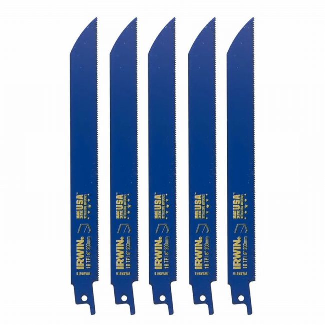 Irwin IRW10504156 Bi-Metal Reciprocating Saw Blades - PacK of 5
