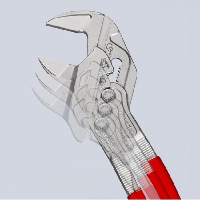Knipex KPX8603250 250mm-46mm Capacity Pliers Wrench PVC Grip - Image 3