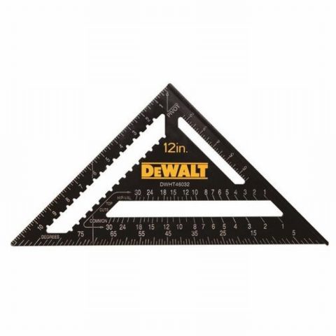 DeWalt DHT046032  12in Rafter Layout Square