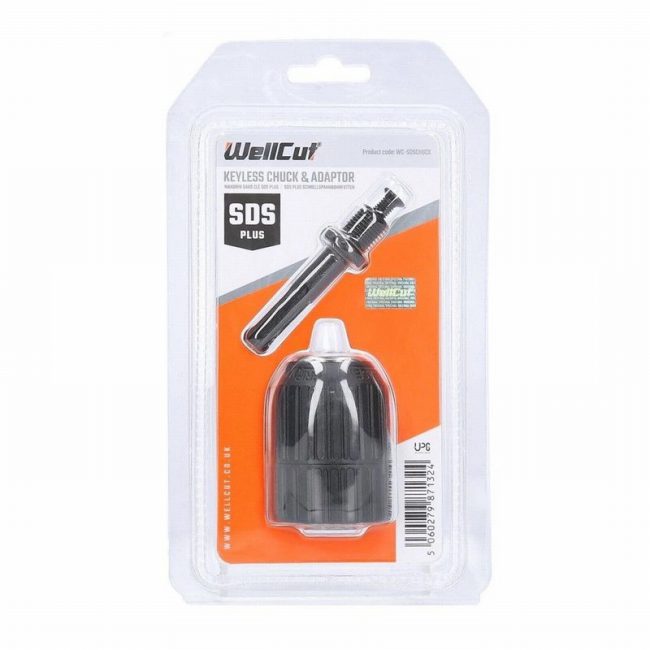 WellCut WC-SDSCHUCK Keyless, Quick Change Drill Chuck Adapter - Image 2
