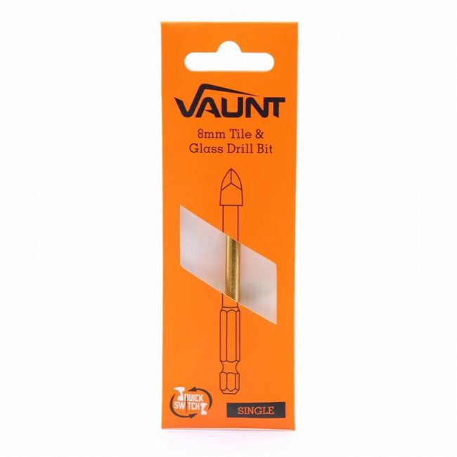 Vaunt V1332005 8mm x 80mm Tile & Glass Cross tip bit - Image 3