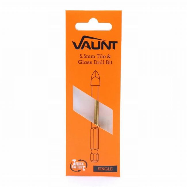 Vaunt V1332002 5.5mm x 75mm Tile & Glass Cross tip bit - Image 3