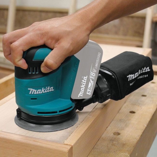 Makita DBO180Z 18V LXT 125mm Random Orbital Sander - Body - Image 4