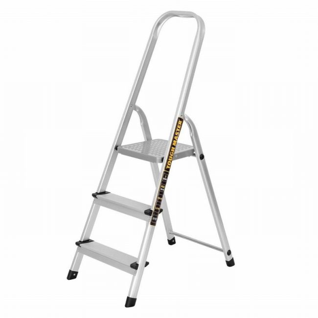 TOUGH MASTER ML-403X 3 Step Ladder 150kg Max Load