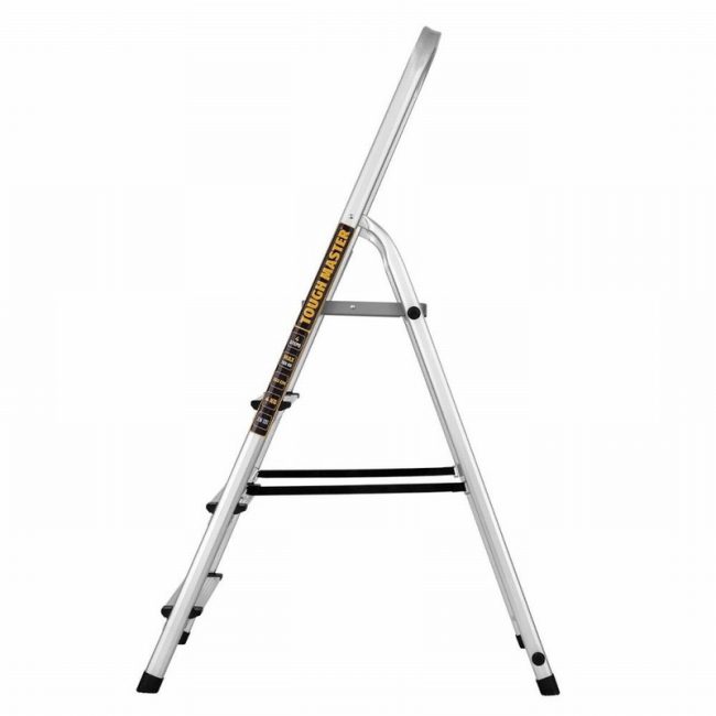 TOUGH MASTER ML-404X 4 Step Ladder Folding Aluminium - Image 2