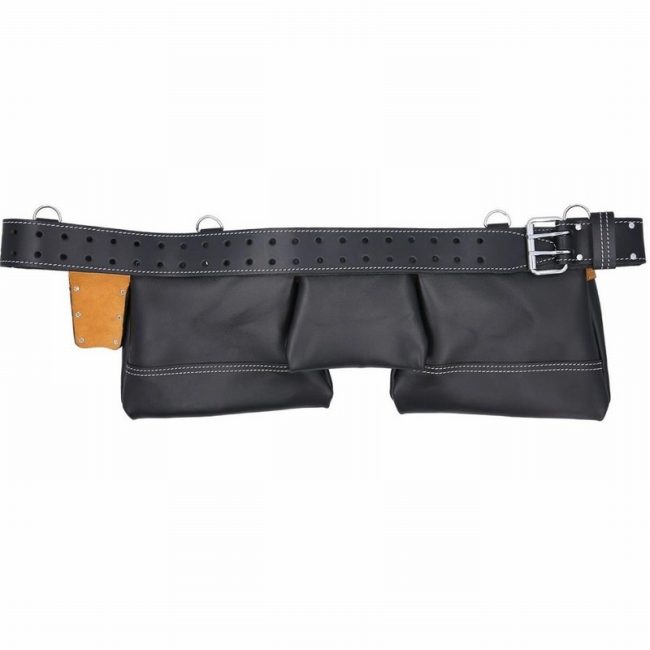 TOUGH MASTER TM-064LP Leather Tool Belt Apron Multi Pocket - Image 2