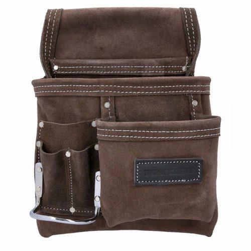 TOUGH MASTER TM-318SP Suede Leather Tool Pouch 6 Pockets