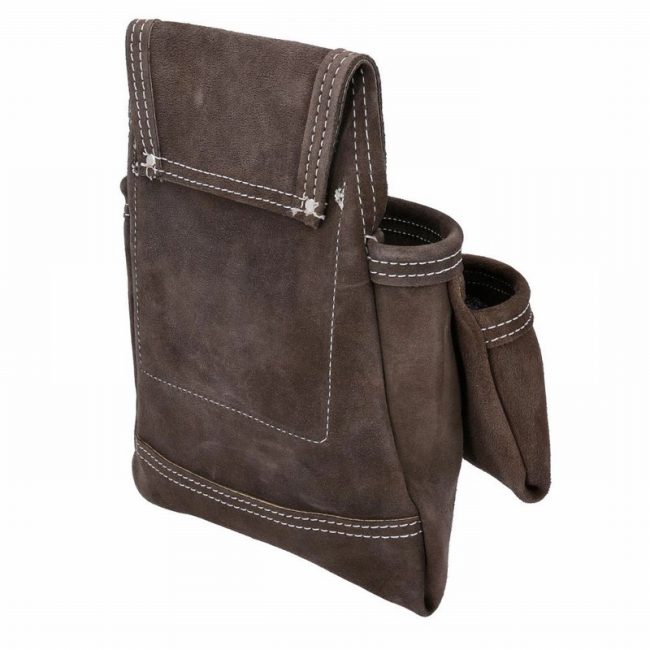 TOUGH MASTER TM-418SP Suede Leather Tool Pouch 4 Pockets - Image 8