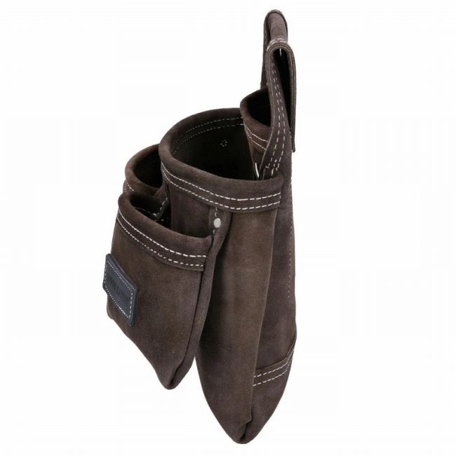 TOUGH MASTER TM-418SP Suede Leather Tool Pouch 4 Pockets - Image 7