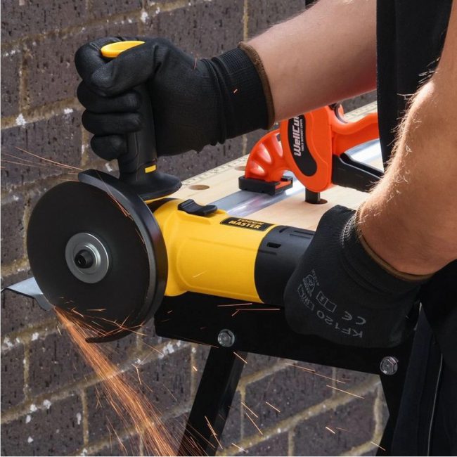 TOUGH MASTER TM-AG125ER 230V 125mm Corded Grinder Grinding Disc - Image 7