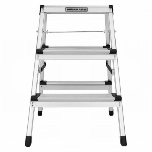 TOUGH MASTER TM-FSS3  3 Step Folding Step Ladder Double-Sided - Image 2