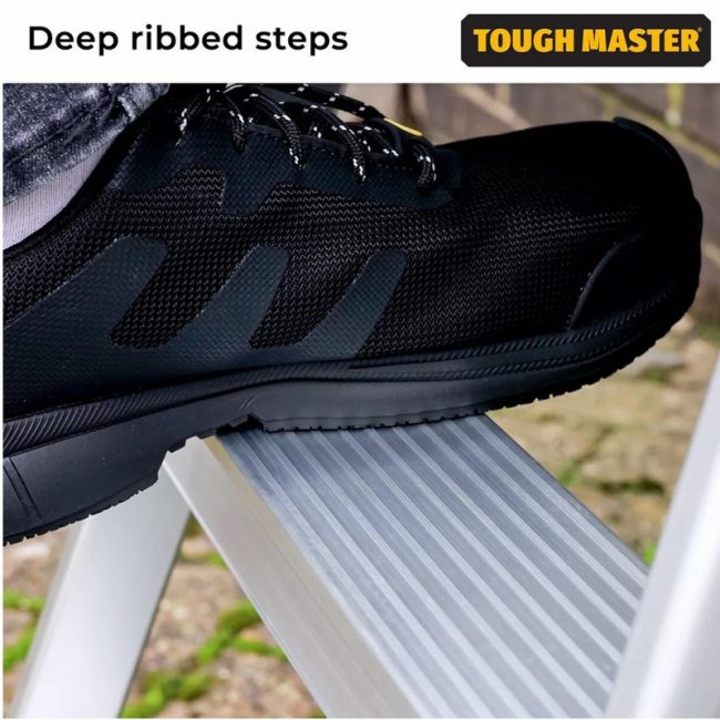 TOUGH MASTER TM-FSS4  4 Step Folding Step Ladder Double-Sided - Image 10