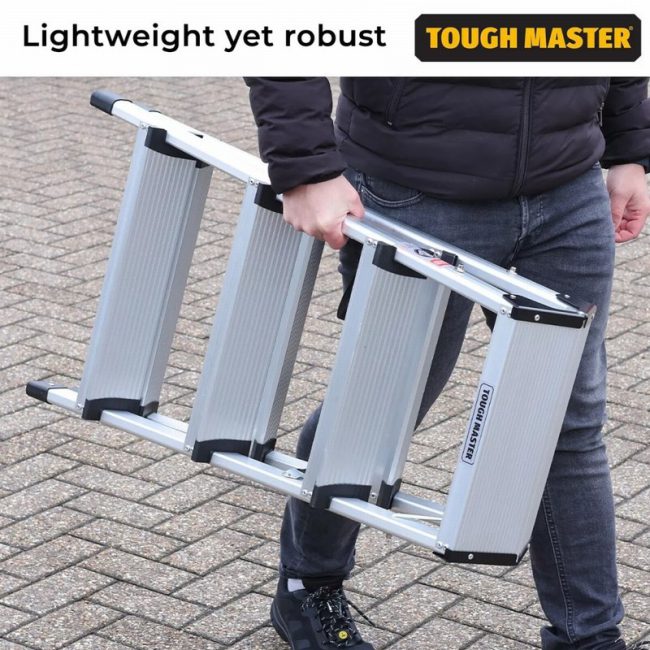TOUGH MASTER TM-FSS4  4 Step Folding Step Ladder Double-Sided - Image 6