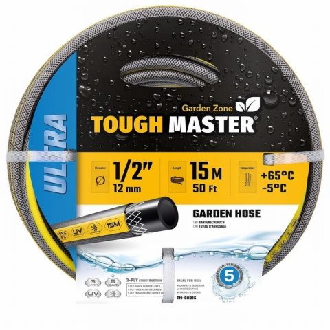 TOUGH MASTER TM-GH315  15m/50ft Garden Hose Pipe Reinforced
