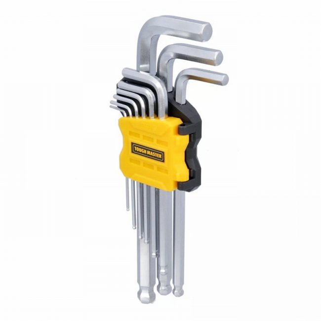 TOUGH MASTER TM-HKS9 Industrial Hex Key Set - 9 Piece