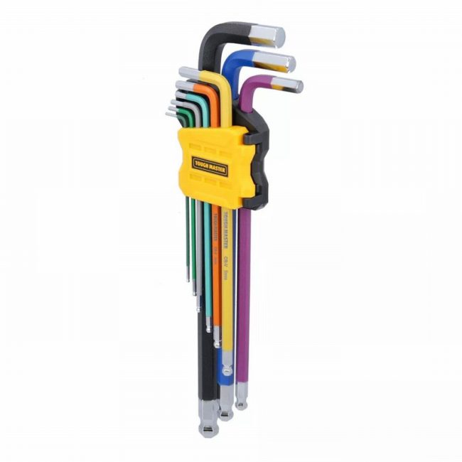 TOUGH MASTER TM-HKS9M  Hex Key Set - 9pcs