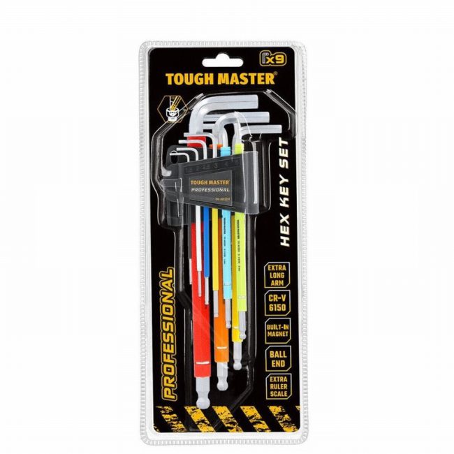 TOUGH MASTER TM-HKS9M  Hex Key Set - 9pcs - Image 2