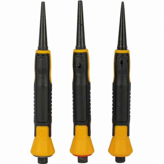 DeWalt DHT058018 Bi-Material Nail Punch Set - 3 Piece - Image 2