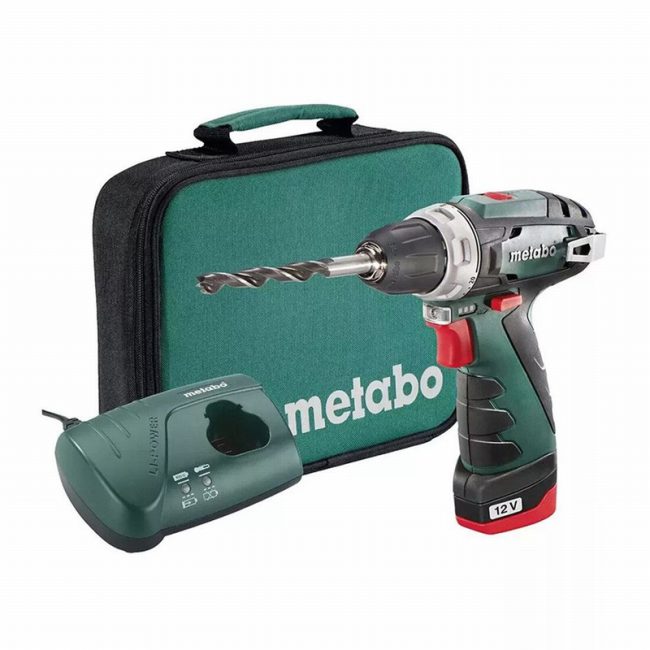 Metabo 600079500 12V Powermaxx BS Cordless Drill/Screwdriver Kit