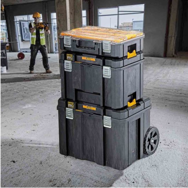 DeWalt DWST83347-1 TSTAK IP54 Mobile Storage Box - Image 5
