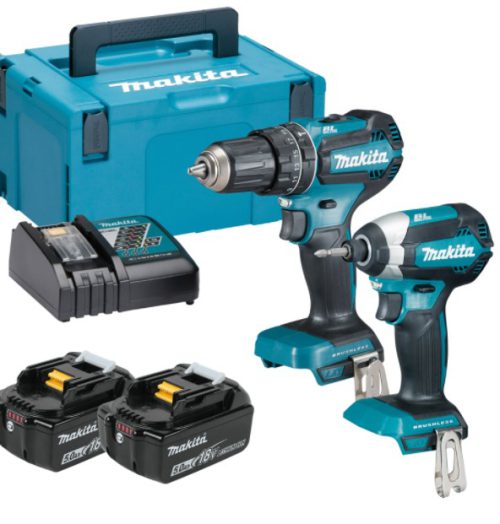 Makita DLX2283TJ 18V Brushless Kit with 2 x 5Ah Batteries