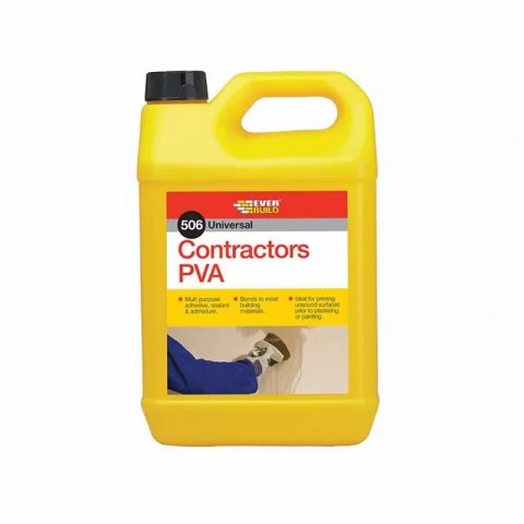 Everbuild EVBCONPVA5  5 litre Contractor’s PVA