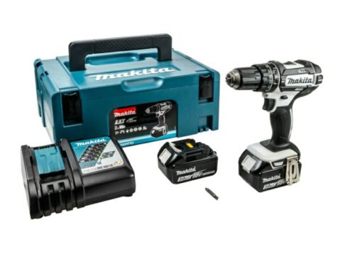 Makita DHP482RFWJ 18V LXT Combi Drill with 2 x 3Ah Batteries