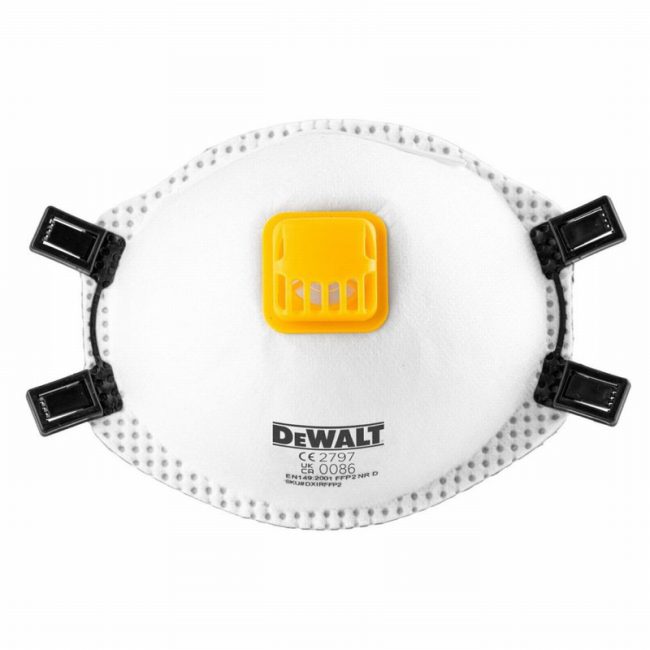 Dewalt DXIRFFP22 Disposable Particulate Respirators - Pack of 2 - Image 2