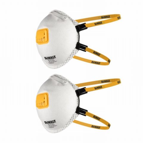Dewalt DXIRFFP22 Disposable Particulate Respirators – Pack of 2