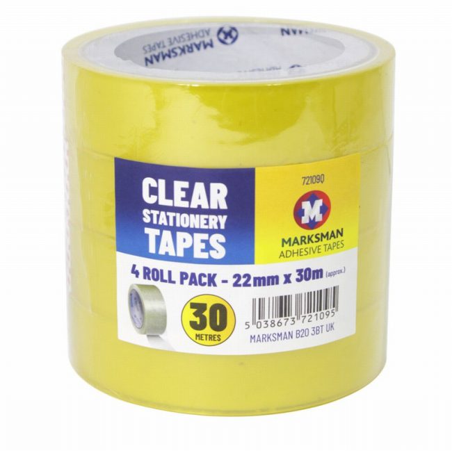 Marksman 056845 Tape Clear 1pk - 22mm*30m