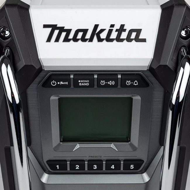 Makita MR001GZ01 12V/14.4V/18V/40V AM/FM White Radio - Body - Image 7