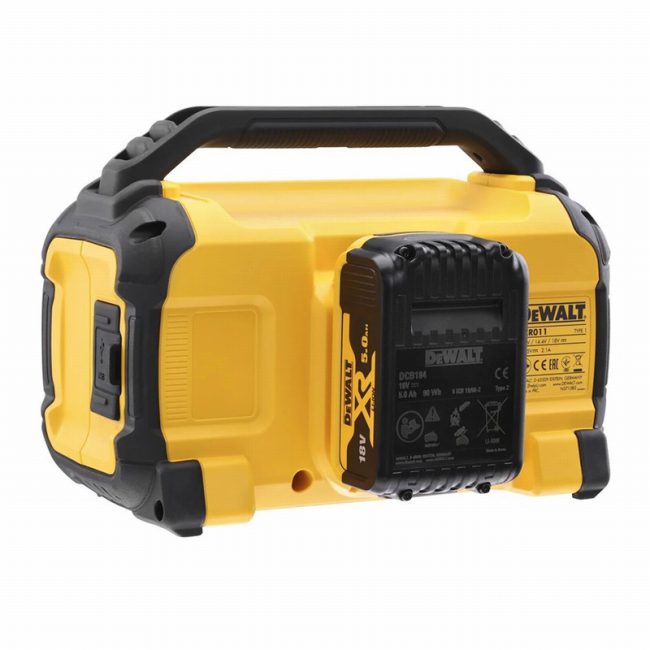 DeWalt DCR011 10.8V/18V/54V Bluetooth Speaker - Body - Image 3