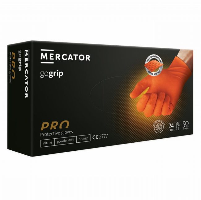 Mercator RP30027004  Size L  Pro Protective Gloves Grip - 50 pc