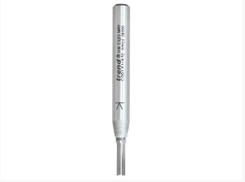 Trend TREC00214TC 4.0mm x 11.1mm 1/4 TCT Two Flute Cutter – 1pc