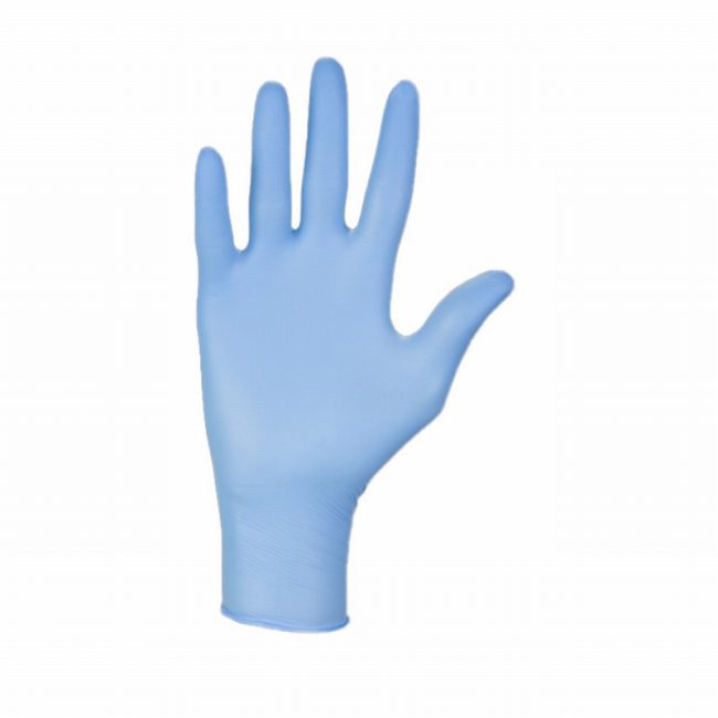 Mercator Nitrylex Classic Blue Gloves - Box of 100 size-S - Image 2